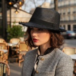 Chapeau de soleil en paille style cowboy – Image 13