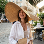 Chapeau XXL en paille – Élégance et protection ultime contre le soleil – Image 5