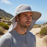 Chapeau anti-UV homme avec protège-nuque