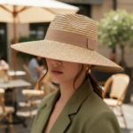 Chapeau de paille élégant à large bord – Image 28
