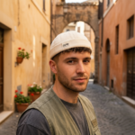 Casquette docker en coton rétro style urbain