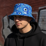 Bob imprimé œil protecteur – Style mystique et protection solaire