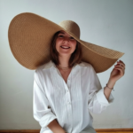 Chapeau XXL en paille – Élégance et protection ultime contre le soleil – Image 7