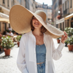 Chapeau XXL en paille – Élégance et protection ultime contre le soleil – Image 19