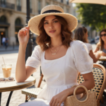 Chapeau de paille bohème en raphia – Image 13