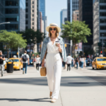 Canotier en paille élégant avec ruban – Image 14