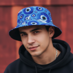 Bob imprimé œil protecteur – Style mystique et protection solaire – Image 5