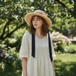 Chapeau de paille bohème en raphia – Image 16