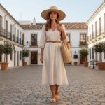 Chapeau de paille élégant à large bord – Image 22