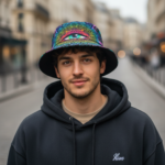 Bob imprimé psychédélique style unique