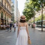 Canotier en paille élégant avec ruban – Image 11