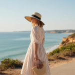 Chapeau de paille élégant à large bord – Image 30