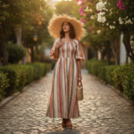 Chapeau de paille bohème à large bord effiloché – Image 10