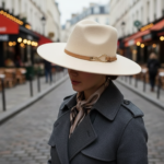 Chapeau fedora femme avec lanière et boucle dorée – Image 8