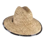 Chapeau de paille à large bord style surf et plage – Image 6