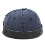 Casquette docker vintage bicolore style urbain – Image 10