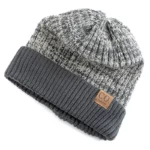 Bonnet côtelé doublé polaire chaleur et style pour l’hiver – Image 5