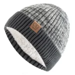 Bonnet côtelé doublé polaire chaleur et style pour l’hiver – Image 7
