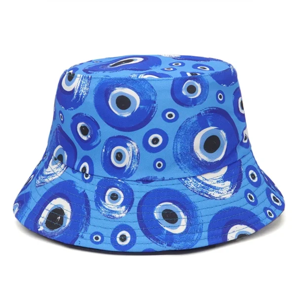 Bob imprimé œil protecteur – Style mystique et protection solaire – Image 1