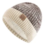 Bonnet côtelé doublé polaire chaleur et style pour l’hiver – Image 9