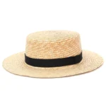 Chapeau canotier en paille – classique chic