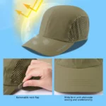 Casquette de randonnée anti-UV et respirante – Image 5
