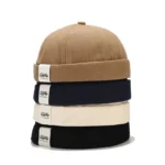 Casquette docker en coton rétro style urbain – Image 2
