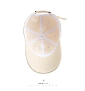 Casquette beige à logo brodé “S” style urbain et minimaliste – Image 7