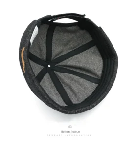 Casquette docker denim brodé "teckel" – Image 7