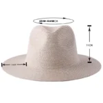 Chapeau Panama en paille – Élégance intemporelle et protection solaire – Image 6