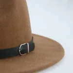 Chapeau fedora à lanière noire – Image 4