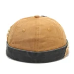 Casquette docker vintage bicolore style urbain