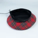 Béret à motif écossais en coton unisexe – Image 18