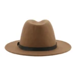 Chapeau fedora à lanière noire – Image 2