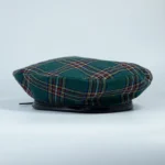 Béret à motif écossais en coton unisexe – Image 14