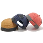 Casquette docker vintage bicolore style urbain – Image 4