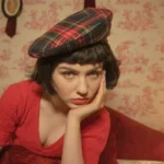 Béret à motif écossais en coton unisexe – Image 2