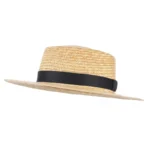 Chapeau canotier en paille – classique chic – Image 5