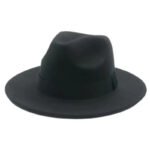 Chapeau fedora à bande ton sur ton – Image 4