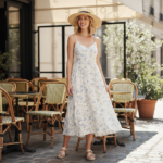 Chapeau canotier en paille tressée et ruban raffiné – Image 14