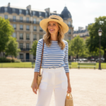 Chapeau canotier en paille tressée et ruban raffiné – Image 12