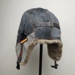 Chapka en fourrure épaisse avec motif étoile – Image 7