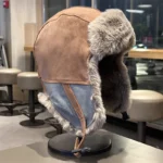 Chapka en fourrure épaisse avec motif étoile – Image 9