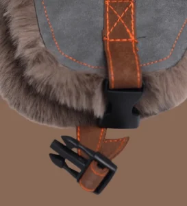 Chapka en fourrure épaisse avec motif étoile – Image 4