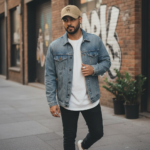 Casquette camel en coton – style vintage unisexe – Image 7