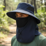 Chapeau anti-UV avec protection visage et nuque – Image 8