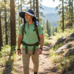 Chapeau anti-UV large bord avec protection nuque – Image 9