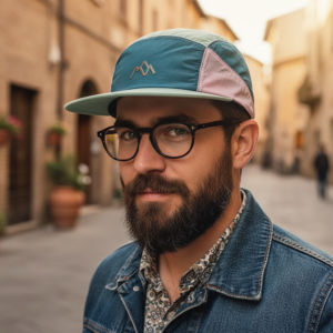 Casquette sport multicolore respirante unisexe