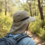 Chapeau de soleil anti-UV avec protection nuque – chapeau de randonnée respirant – Image 4
