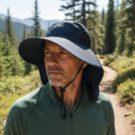 Chapeau anti-UV large bord avec protection nuque – Image 8